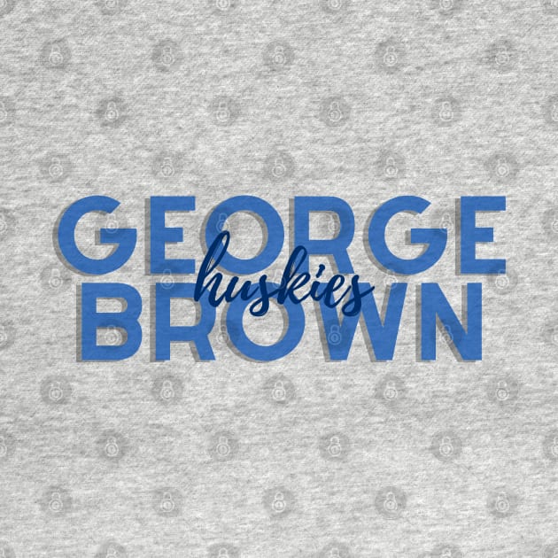 George Brown Huskies by stickersbyjori